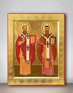 Икона «Афанасий и Кирилл, святители» Белово