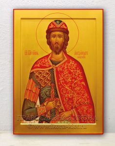 Икона «Александр Невский, великий князь» Белово