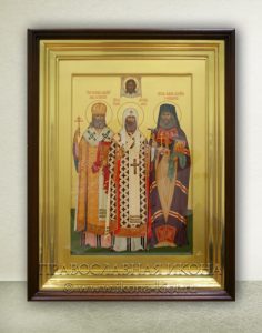 Икона «Алексий, Лука, Иоанн, святители» Белово