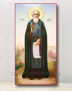 Икона «Сергий Радонежский, преподобный» (образец №20) Белово
