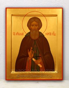 Икона «Сергий Радонежский, преподобный» (образец №5) Белово