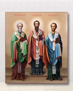 Икона «Василий Великий, Григорий Богослов и Иоанн Златоуст» Белово